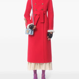 Valentino Garavani Locò Moiré Fabric Clutch with Jewel Logo