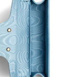 Valentino Garavani Locò Moiré Fabric Clutch with Jewel Logo