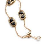 Valentino Garavani Gold Ovalette V Bracelet