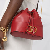 Valentino Garavani RubyRed VLogo Signature Bucket Bag