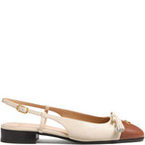 Valentino Garavani Du Roi leather ballet flats