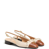 Valentino Garavani Du Roi leather ballet flats