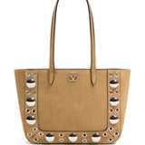 Valentino Garavani Nellcôte Mini Suede Shopping Bag