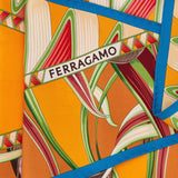 Ferragamo Printed silk foulard