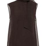 Brunello Cucinelli Brown Layered Tank Top
