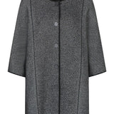 Emporio Armani Cape in double-faced virgin wool fabric stitch