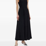 Emporio Armani Black Sleeveless Flared Dress