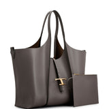 Tod's T Timeless Medium Leather Shopping Bag