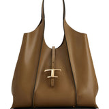 Tod's T Timeless Medium Leather Shopping Bag