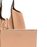 Tod's T Timeless Mini Leather Shopping Bag