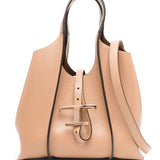 Tod's T Timeless Mini Leather Shopping Bag