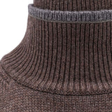 Brunello Cucinelli Brown Monili Detail Sweater