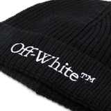Off White wool beanie
