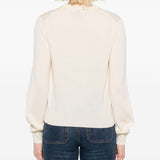 Maison Kitsuné Sweater with embroidery