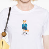 Maison Kitsuné White Fox Graphic Tee