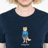 Maison Kitsuné Dressed Fox print T-shirt