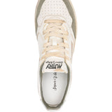 Autry Green Perforated Toe Cap Sneakers