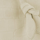 JACQUEMUS The Small Turismo crocodile-effect knotted shoulder bag
