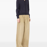 Maison Margiela Navy V Neck Cardigan