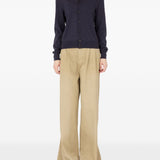 Maison Margiela Navy V Neck Cardigan