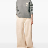 Ami Paris Sweaters Grey