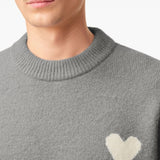 Ami Paris Sweaters Grey