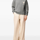 Ami Paris Sweaters Grey