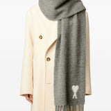 Ami Paris Ami De Coeur wool scarf