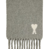 Ami Paris Ami De Coeur wool scarf