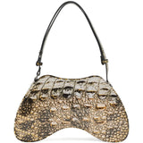 Diesel Play-Glossy shoulder bag with print