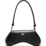 Diesel Play-Semi gloss leather clutch