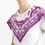 Dolce & Gabbana foulard-panelled cotton T-shirt