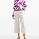 Dolce & Gabbana Silk shirt with maiolica print
