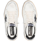 Golden Goose White Star Print Sneakers