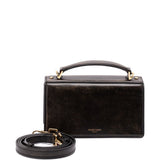Golden Goose Venezia Bag in boarded leather with gold details