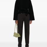 Alexander McQueen Pressed-crease tailored trousers