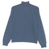 Emporio Armani Cerulean Diamond Pattern Sweater