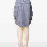 Ami Paris Blue Bandana Collar Shirt