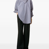 Ami Paris Blue Bandana Collar Shirt