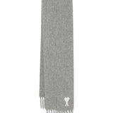 Ami Paris Ami De Coeur fringed scarf
