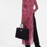 Versace Black La Medusa Large Tote