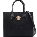 Versace Small La Medusa canvas tote bag