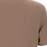 Emporio Armani Charcoal Brown Embroidered Eagle Tee