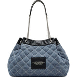 Marc Jacobs The Quilted Denim Large Chain Sack Bag