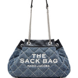 Marc Jacobs The Quilted Denim Chain Sack Bag