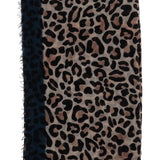 Faliero Sarti Leopard-print panelled scarf