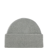 Ami Paris Grey Alpaca Striped Ami De Coeur Beanie