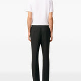 Ami Paris Grey Pleated Front Trousers
