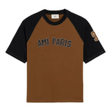 Ami Paris T-shirts and Polos Brown