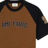 Ami Paris T-shirts and Polos Brown